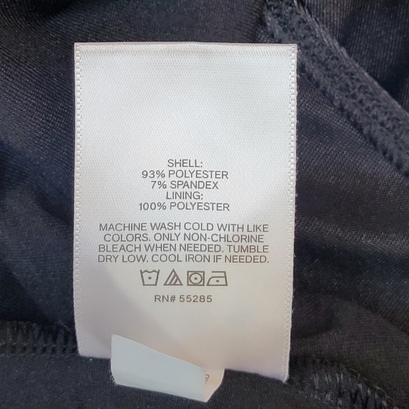 Express Off The Shoulder Black One-Piece Bodysuit, Size XS Shiny Satin Sexy - Picture 9 of 9